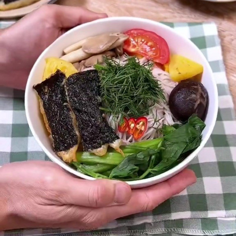 Bước 6 Thành phẩm Bún rong biển