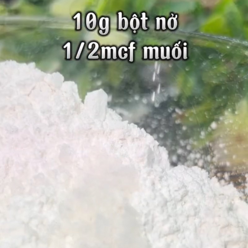 Bước 1 Trộn bột Bánh que ngào đường