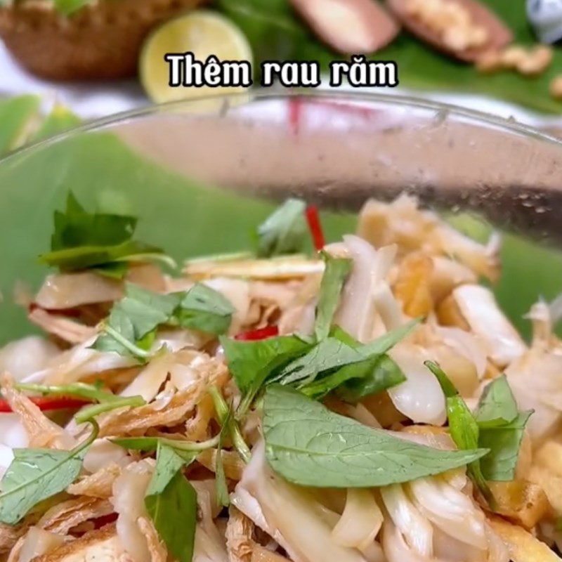 Bước 3 Trộn gỏi Gỏi mít non chay (Công thức từ kênh tiktok Bếp chay XANH)