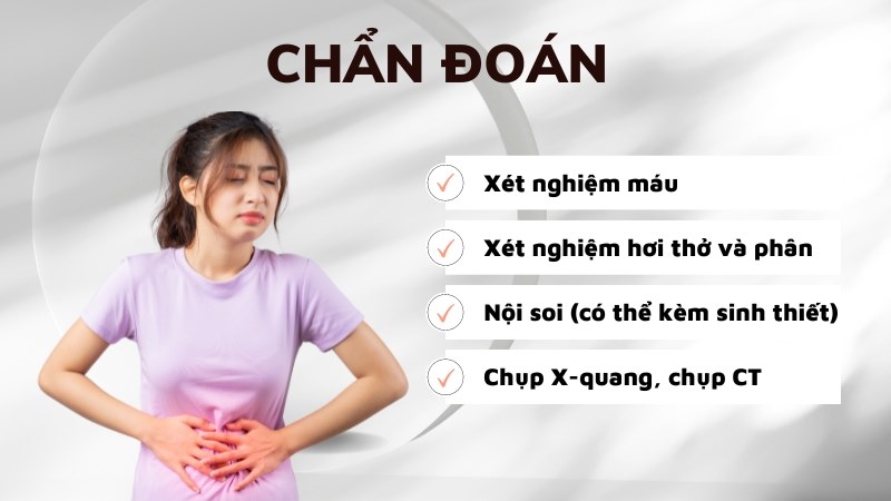 Một số xét nghiệm có thể được yêu cầu để tăng độ chính xác cho chẩn đoán