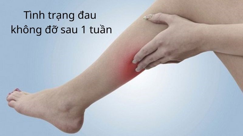 Khi căng cơ mà tình trạng đau kéo dài hơn 1 tuần, bệnh nhân nên đến cơ sở y tế