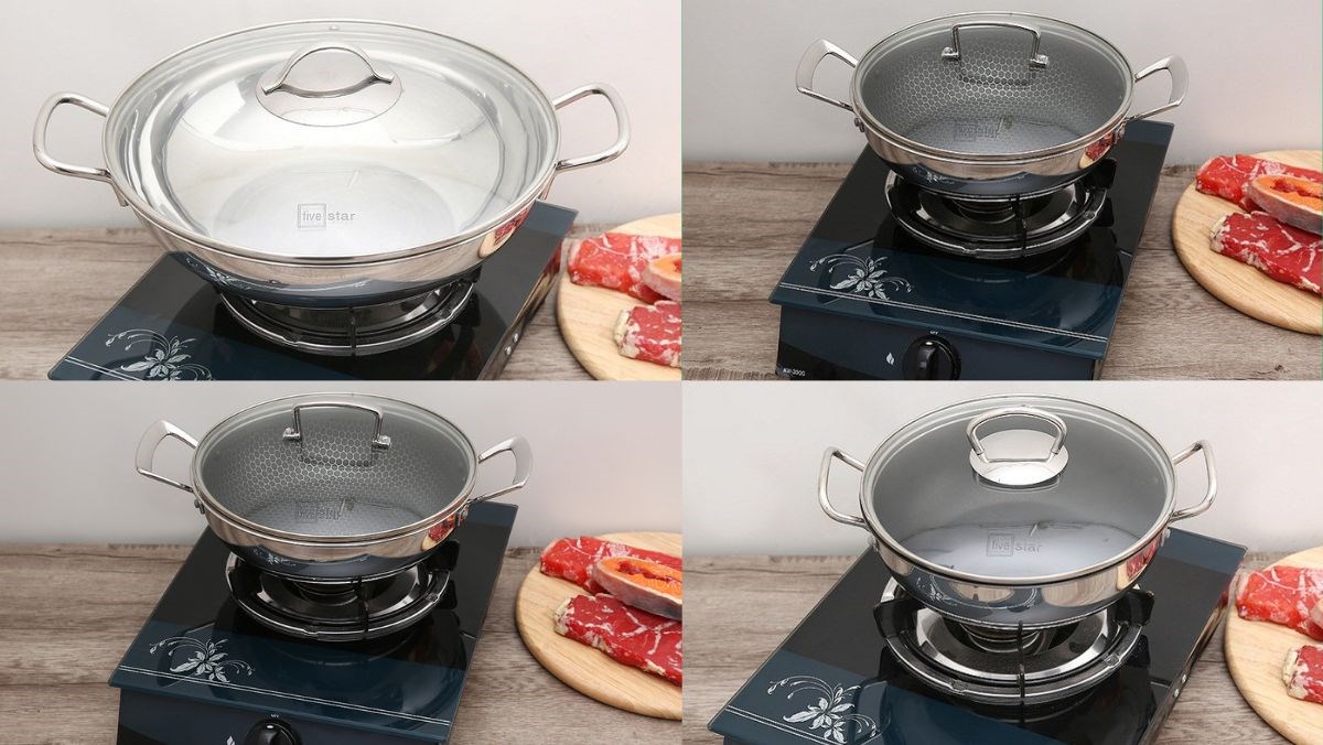Gợi ý 4 mẫu chảo inox 2 quai chất lượng, giá rẻ