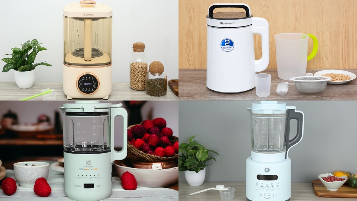 gợi ý các mẫu máy làm sữa hạt loại nhỏ