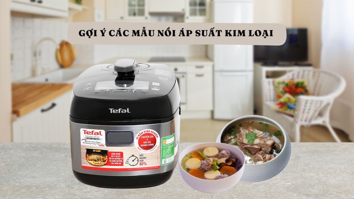 Các mẫu nồi áp suất kim loại