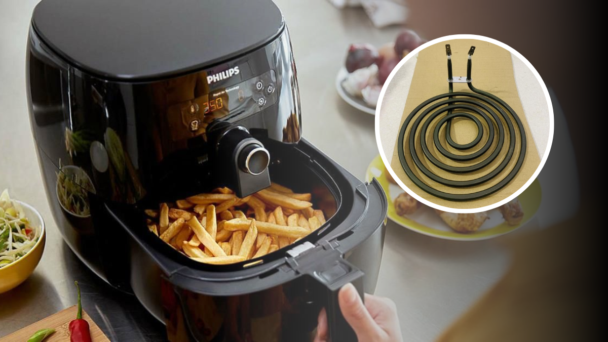 Cơ chế làm nóng thanh nhiệt nồi chiên không dầu, cách vệ sinh thanh nhiệt