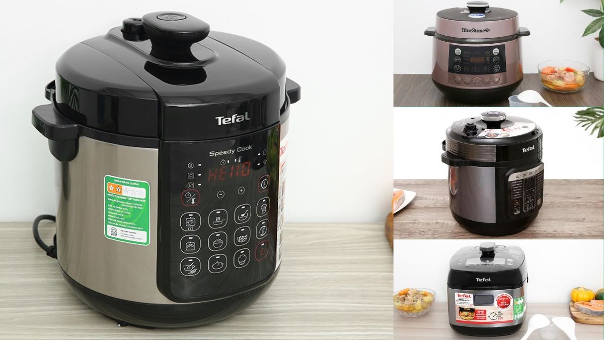 Top 4 nồi áp suất tự xả hơi an toàn nhiều tiện ích