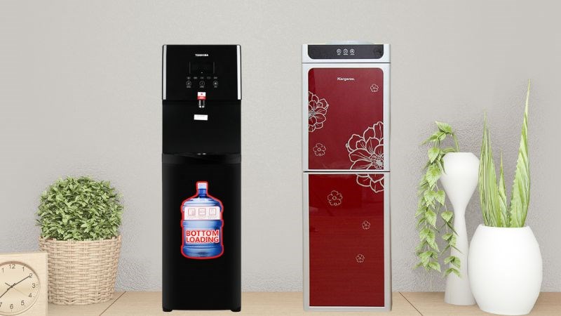 Cây nước nóng lạnh làm lạnh bằng block