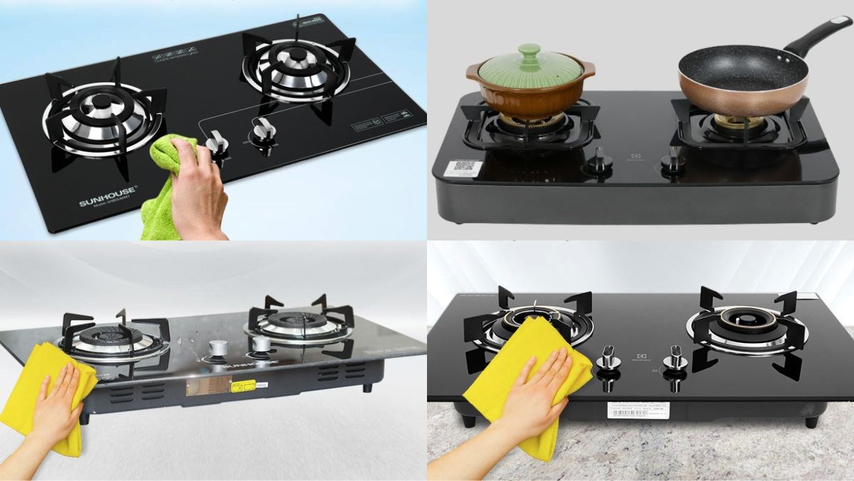 Top bếp ga có đầu hâm