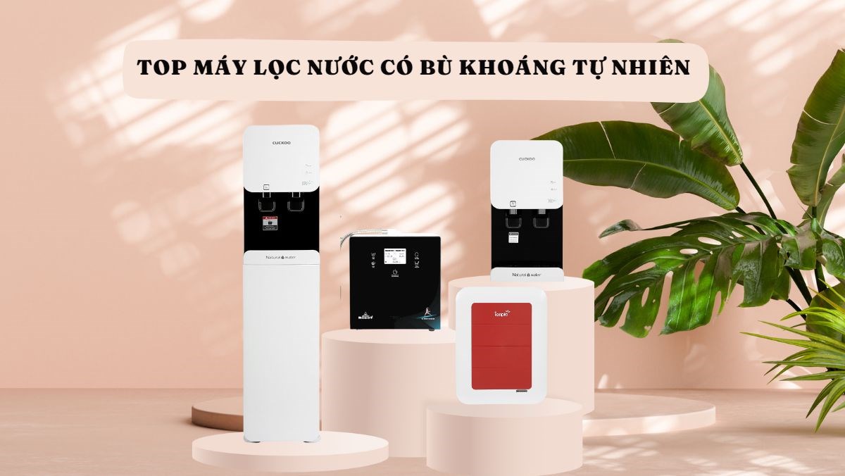 Máy lọc nước có bù khoáng tự nhiên