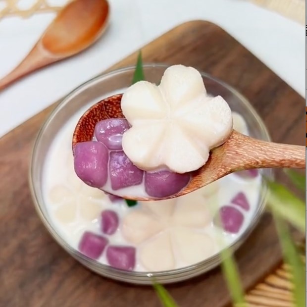 Cách làm chè khoai môn dẻo vừa đẹp vừa ngon, nhìn vào là mê, ăn vô là ghiền