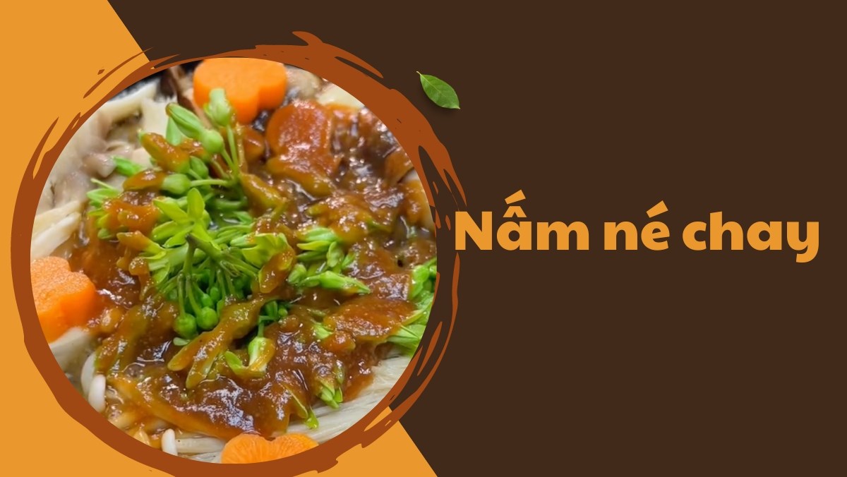 Nấm né chay (Công thức từ kênh Tiktok Bếp chay XANH)