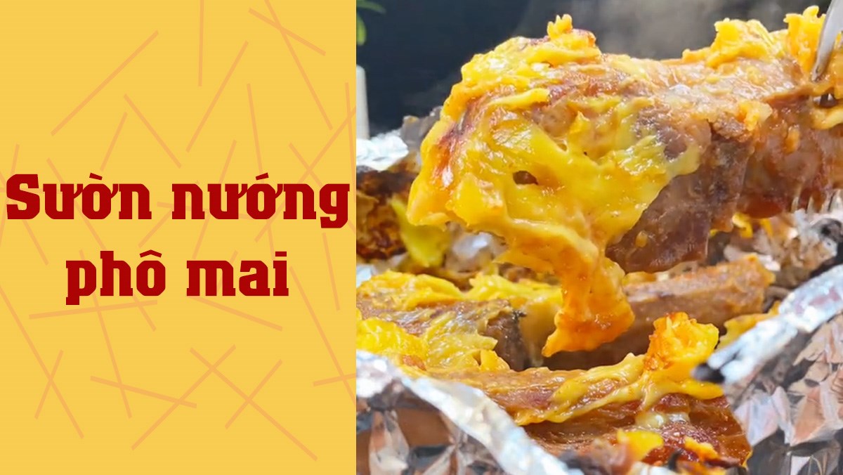 Sườn nướng phô mai (Công thức được chia sẻ từ TikTok Vào bếp cùng Điện máy XANH)
