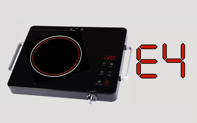 Nguy&ecirc;n nh&acirc;n bếp hồng ngoại b&aacute;o lỗi E4