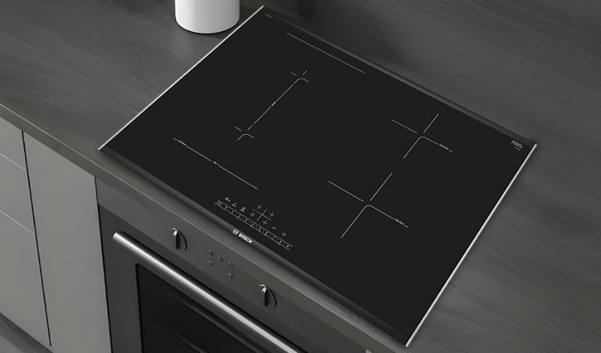 Bếp từ Bosch sở hữu mặt k&iacute;nh chất lượng