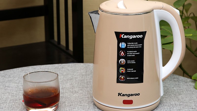 B&igrave;nh đun si&ecirc;u tốc Kangaroo 1.5 l&iacute;t KG-18K1