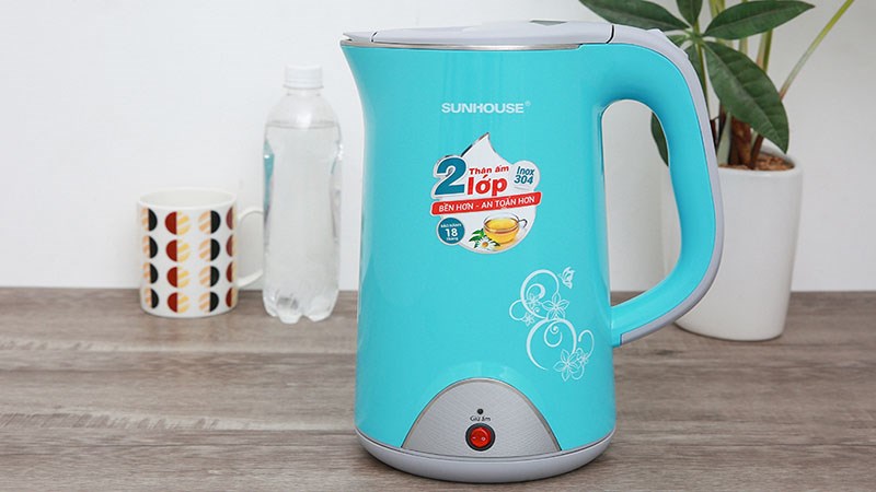 B&igrave;nh đun si&ecirc;u tốc giữ nhiệt Sunhouse 1.7 l&iacute;t SHD1388 