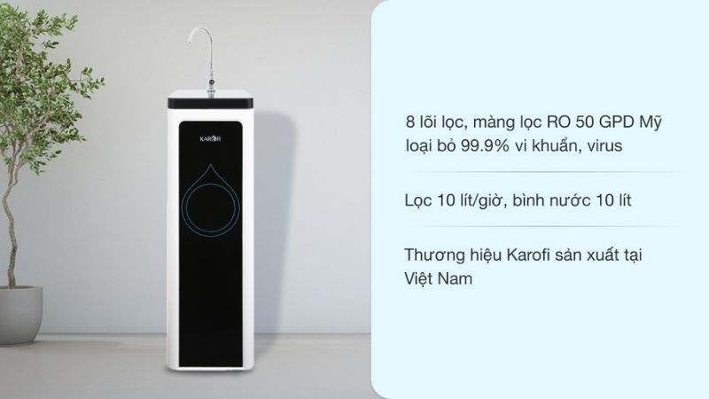 M&aacute;y lọc nước RO Karofi K8RO-H 8 l&otilde;i