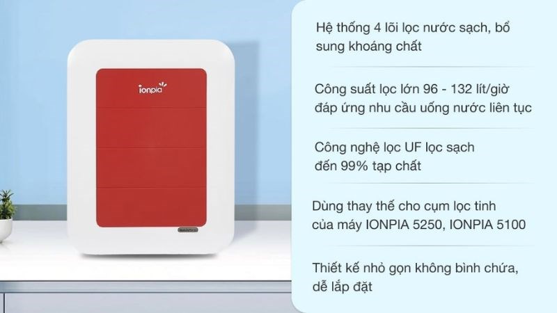 M&aacute;y lọc nước UF IONPIA ION-UFS4P 4 l&otilde;i