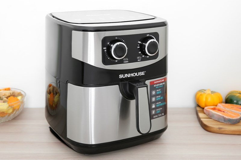 Nồi chi&ecirc;n kh&ocirc;ng dầu Sunhouse SHD4035 9 l&iacute;t