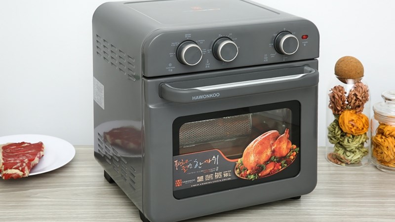 L&ograve; chi&ecirc;n kh&ocirc;ng dầu Hawonkoo AFH-180-GR 18 l&iacute;t 