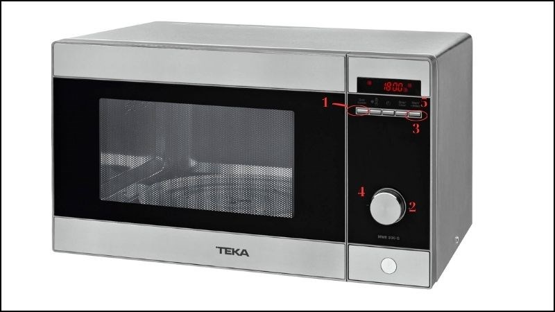 C&aacute;ch sử dụng chức năng vi s&oacute;ng (5 mức c&ocirc;ng suất)