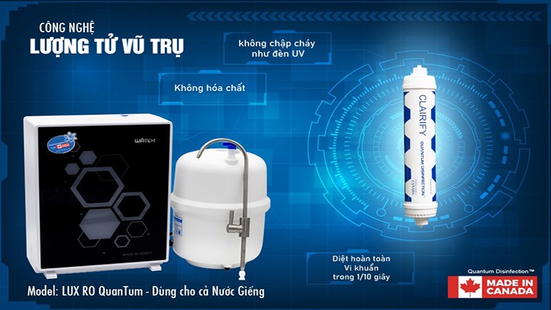 Lọc nước lượng tử có tốt không