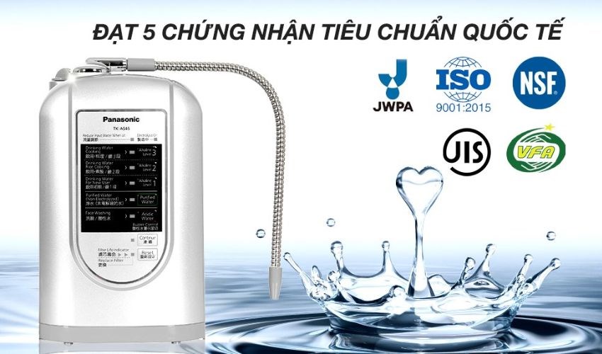 M&aacute;y lọc nước ion kiềm Panasonic TK-AS45 3 tấm điện cực