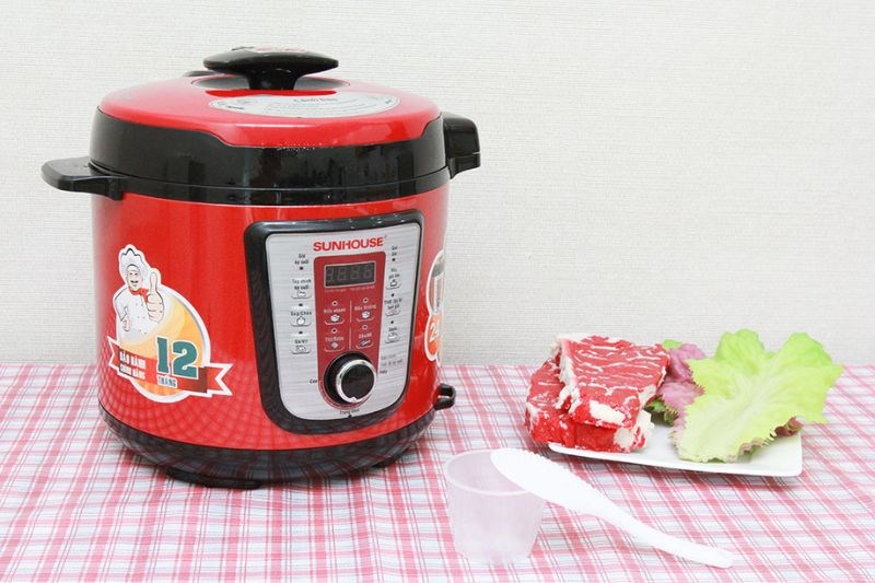 Nồi &aacute;p suất điện Sunhouse SHD 1767 6.0 l&iacute;t