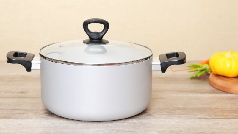 Nồi nh&ocirc;m oxy h&oacute;a mềm nắp k&iacute;nh 24 cm Supor S30A24