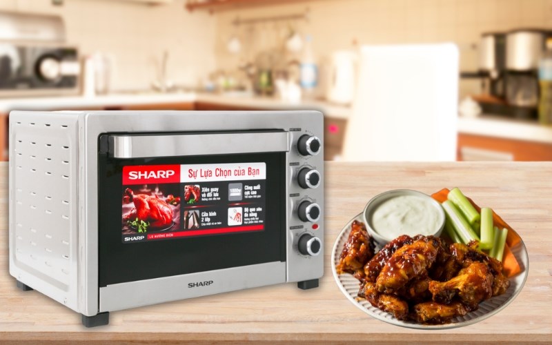 Lò nướng Sharp EO-A384RCSV-ST 38 lít