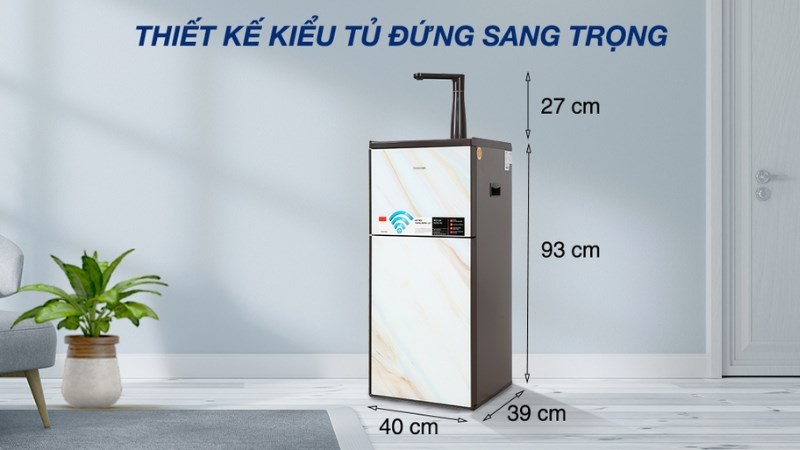 M&aacute;y lọc nước RO n&oacute;ng nguội lạnh Toshiba TWP-W1905SV(MB) 3 l&otilde;i