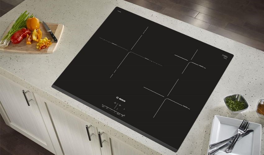 Bếp từ ba v&ugrave;ng nấu lắp &acirc;m Bosch PID631BB1E