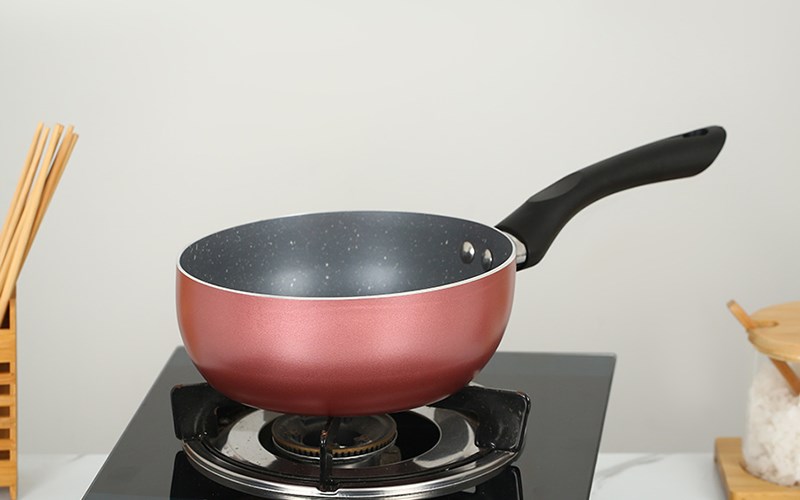 Chảo nh&ocirc;m s&acirc;u chống d&iacute;nh v&acirc;n đ&aacute; đ&aacute;y từ 20 cm Sunhouse SHS20MP