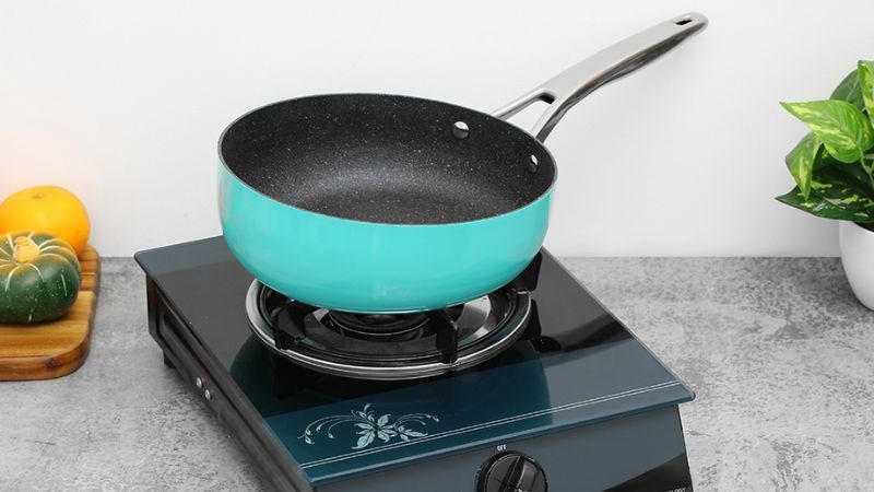 Chảo nhôm sâu chống dính vân đá đáy từ 24 cm Elmich Hera EL-8241