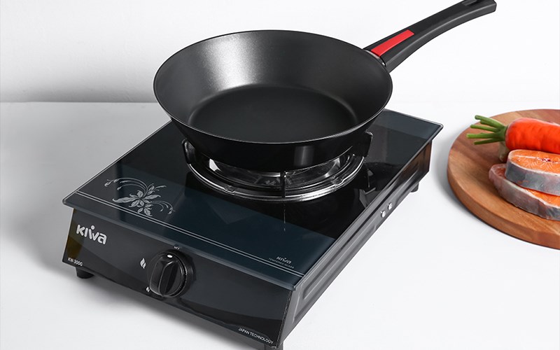 Chảo nh&ocirc;m chống d&iacute;nh đ&aacute;y từ 26 cm Kims Cook PBO26