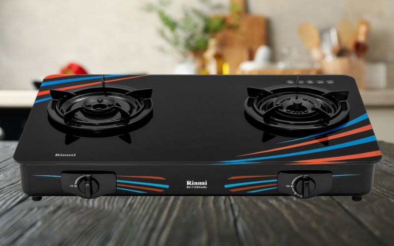 Bếp ga đ&ocirc;i Rinnai RV-715Slim(GL-SC)