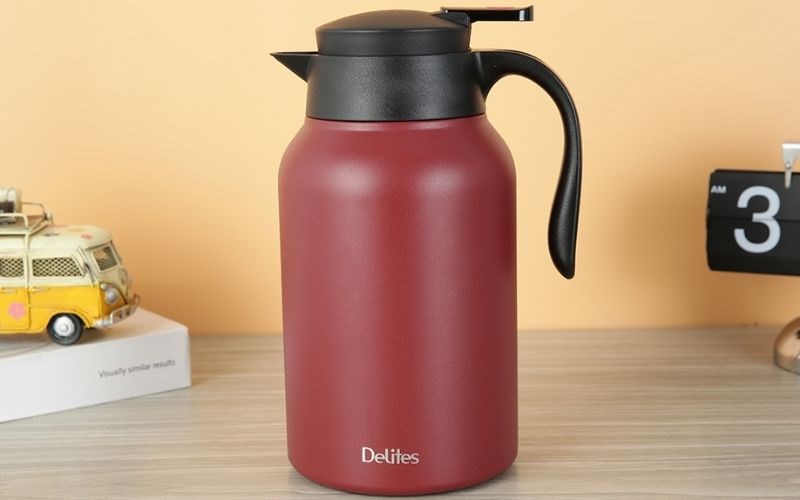 B&igrave;nh giữ nhiệt inox 2000 ml Delites H21 Đỏ