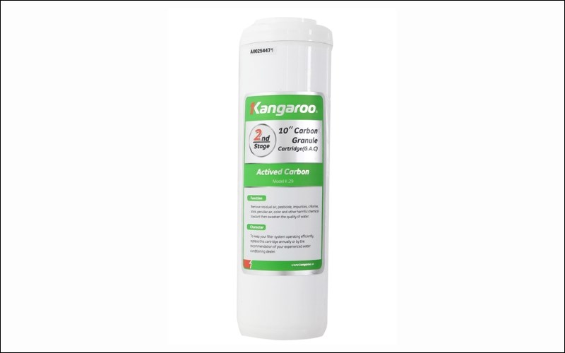 L&otilde;i lọc th&ocirc; Kangaroo số 2 Carbon Granule Cartridge