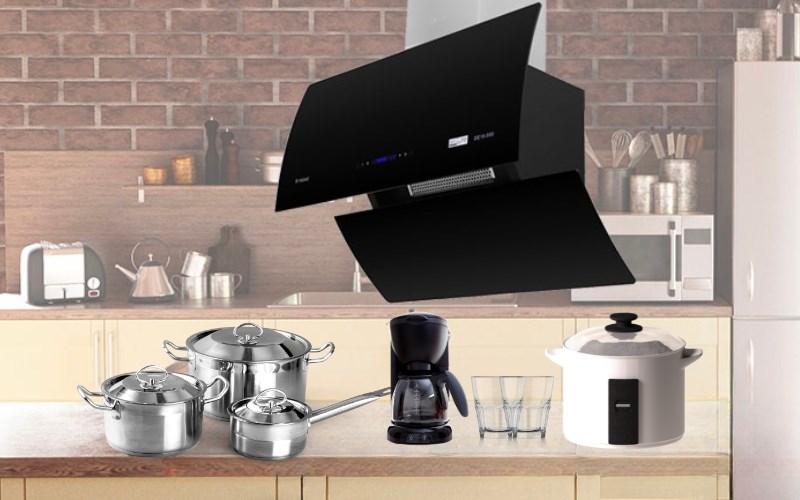 Máy hút mùi kính vát Pramie DE19-900