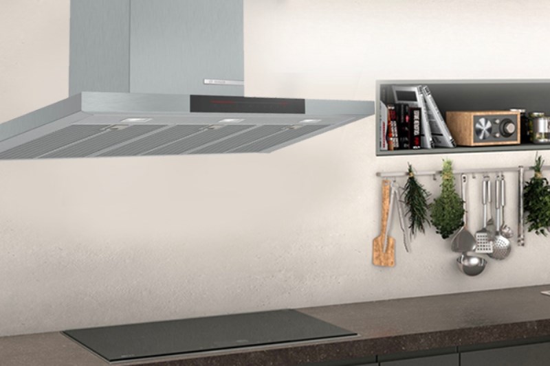 Máy hút mùi áp tường Bosch serie 6 DWB98JQ50B