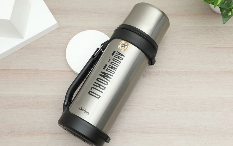 B&igrave;nh giữ nhiệt inox 1500 ml Delites H21 Bạc