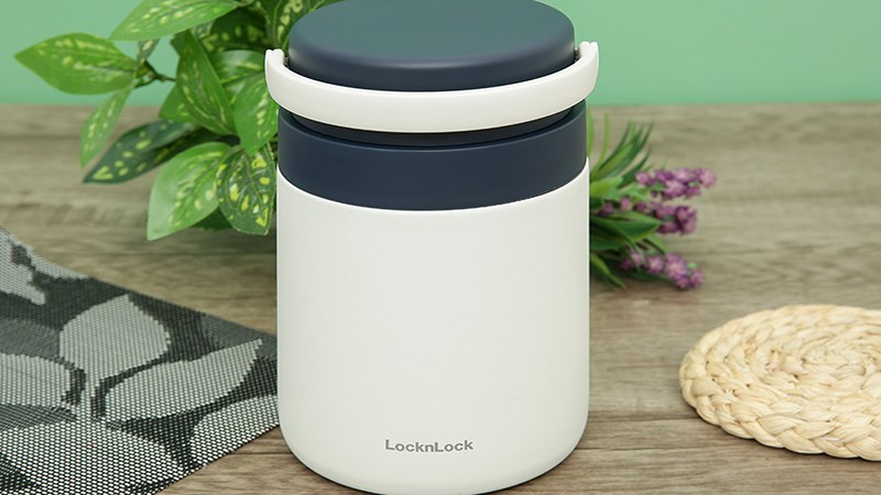 B&igrave;nh đựng thức ăn giữ nhiệt inox 700 ml Lock&Lock LHC8042NVY