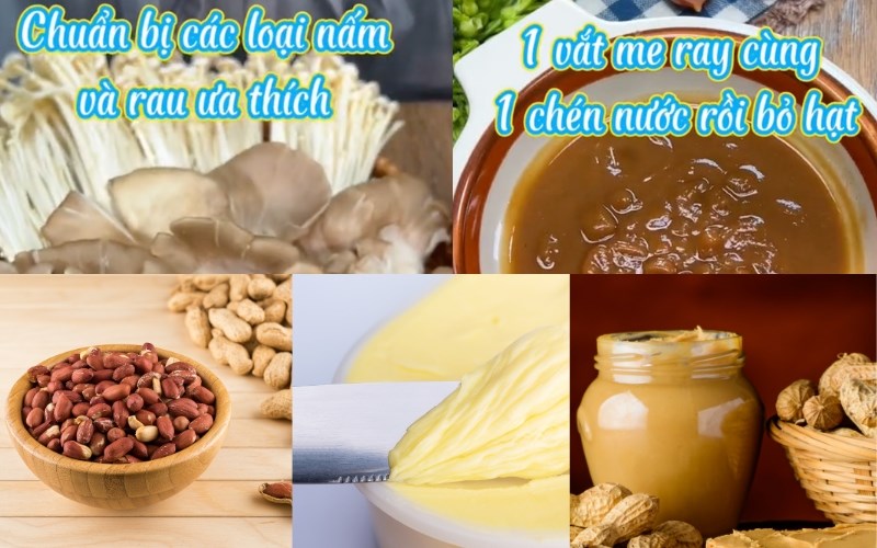 HÌnh nguyên liệu làm nấm né chay