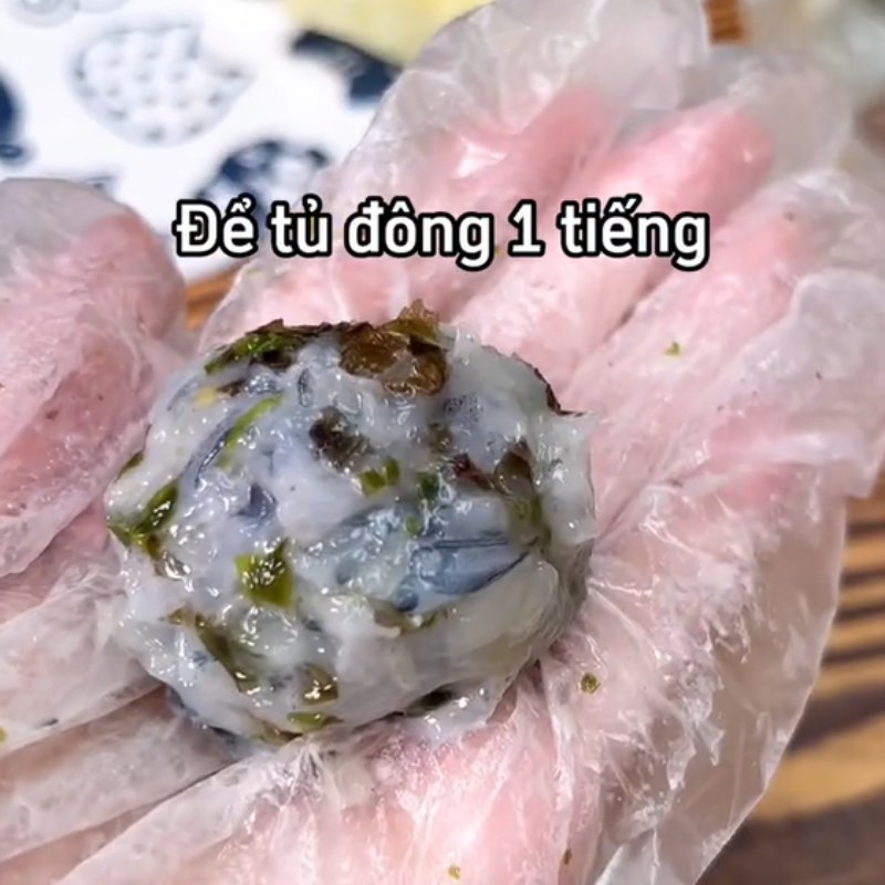 Bước 2 Chế biến Tôm viên phô mai (Công thức được chia sẻ từ Tiktok Vào bếp cùng Điện máy XANH)