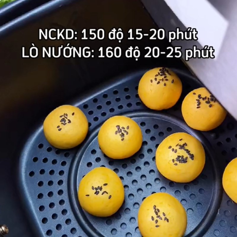 Bước 3 Chế biến Bánh mochi bí đỏ phô mai