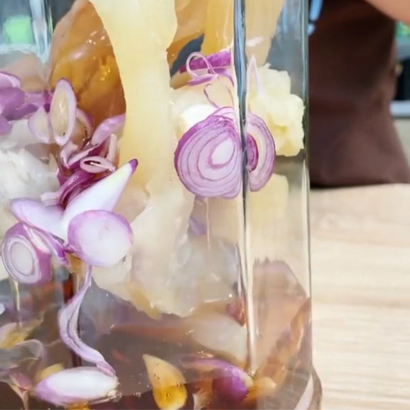 Bước 3 Chế biến Gân bò ngâm mắm (Công thức được chia sẻ từ Tiktok Vào bếp cùng Điện máy XANH)