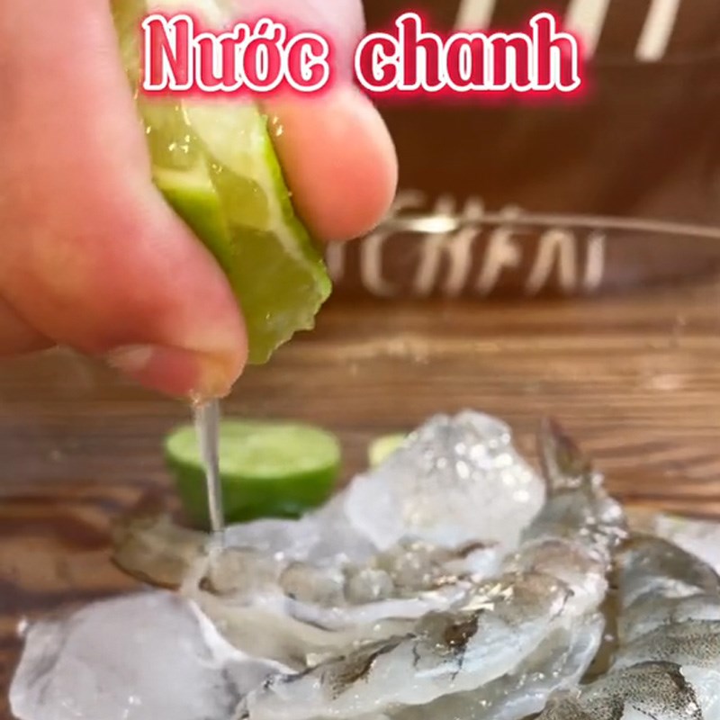Bước 3 Chế biến thịt tôm Tôm sốt thái (Công thức được chia sẻ từ TikTok Vào bếp cùng KitchenAZ)