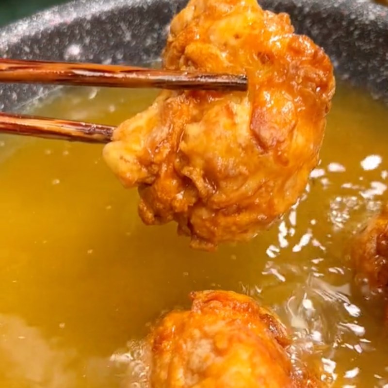 Bước 3 Chiên KFC chay KFC chay (Công thức từ kênh tiktok Bếp chay XANH)
