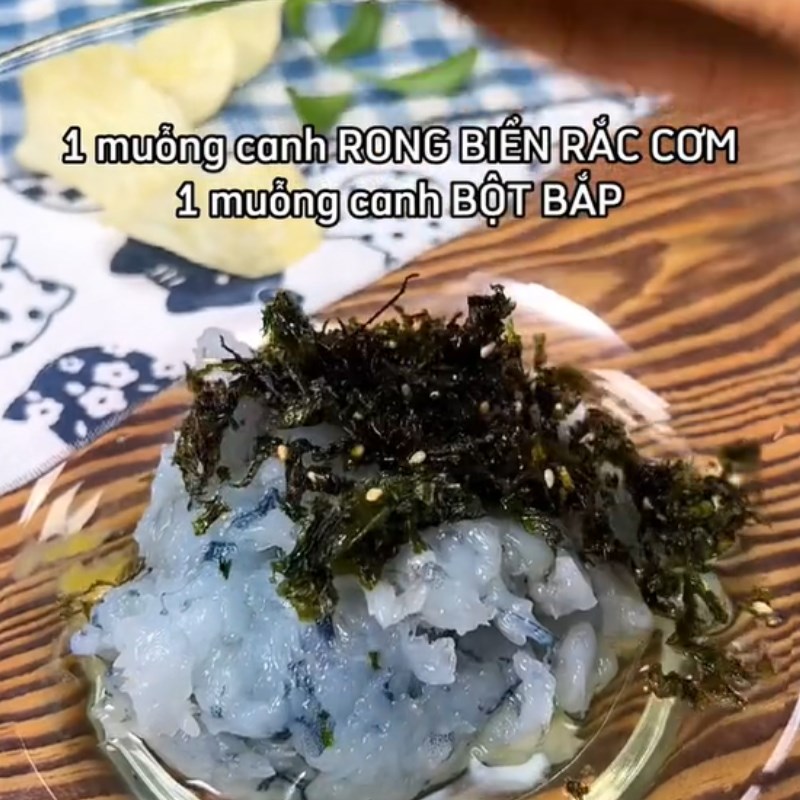 Bước 1 Chuẩn bị nguyên liệu Tôm viên phô mai (Công thức được chia sẻ từ Tiktok Vào bếp cùng Điện máy XANH)