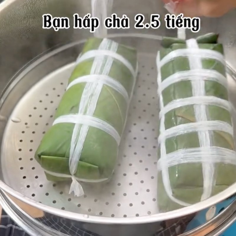Bước 4 Hấp chả Chả lụa tàu hủ ky tươi (Công thức được chia sẻ bởi Tiktok Bếp chay XANH)